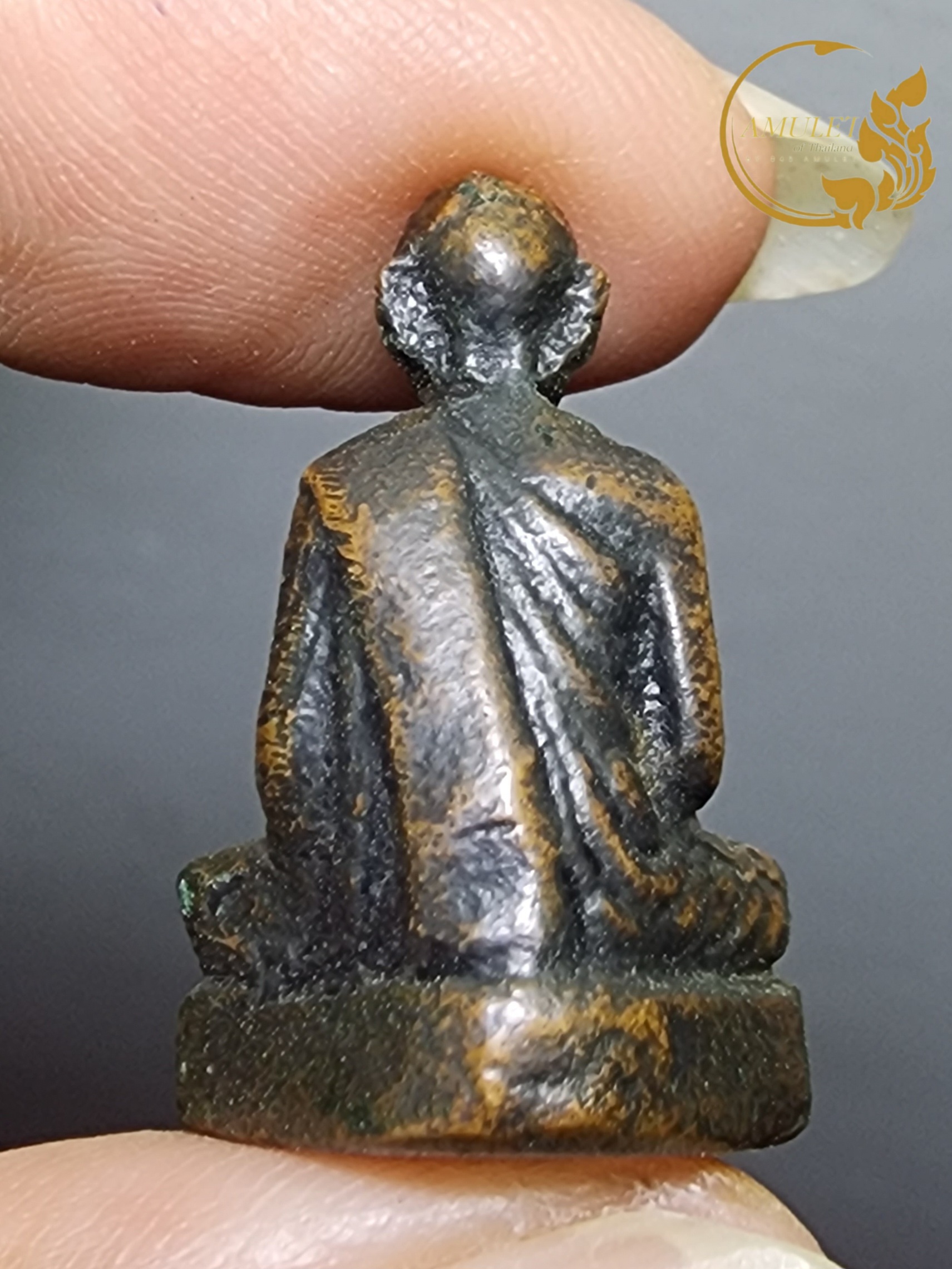 รูปหล่อรุ่นแรก พ.ศ.2511 หลวงปู่ขาว อนาลโย วัดถ้ำกลองเพล จังหวัดหนองบัวลำภู - Image 2