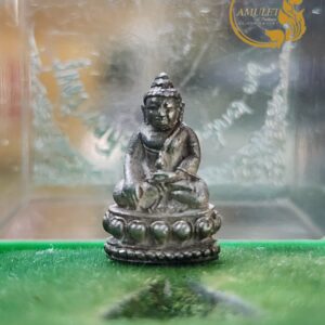 พระชัยวัฒน์ รุ่นสร้างเจดีย์ เนื้อเงิน ปี 2537 พระครูสุตพลวิจิตร (หลวงปู่คร่ำ) วัดวังหว้า อำเภอแกลง จังหวัดระยอง