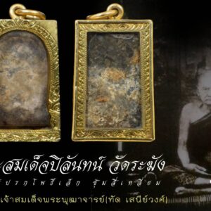 พระสมเด็จปิลันทน์ วัดระฆัง พิมพ์ปรกโพธิ์ ซุ้มสี่เหลี่ยม