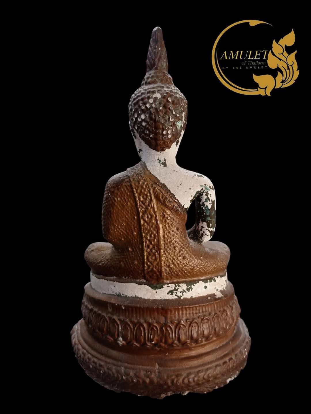 พระแก้วเนื้อปูน หน้าตุ๊กตา พิธีพุทธาภิเษก 25 ศตรวรรษ (((หายากมาก)) - Image 3