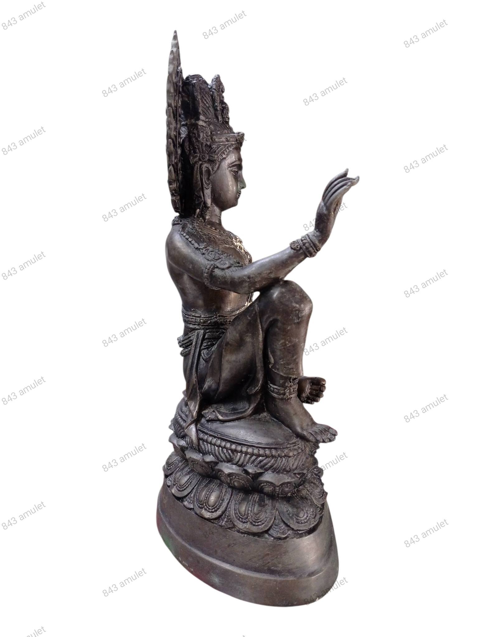 พระบูชาจตุคามรามเทพ ปี 2550 พระใบฏีกาปราณพ ฐิตคนฺโธ (หลวงหนุ่ย) เทวสถานวัดคอหงษ์ เจ้าพิธีกรรม - Image 2