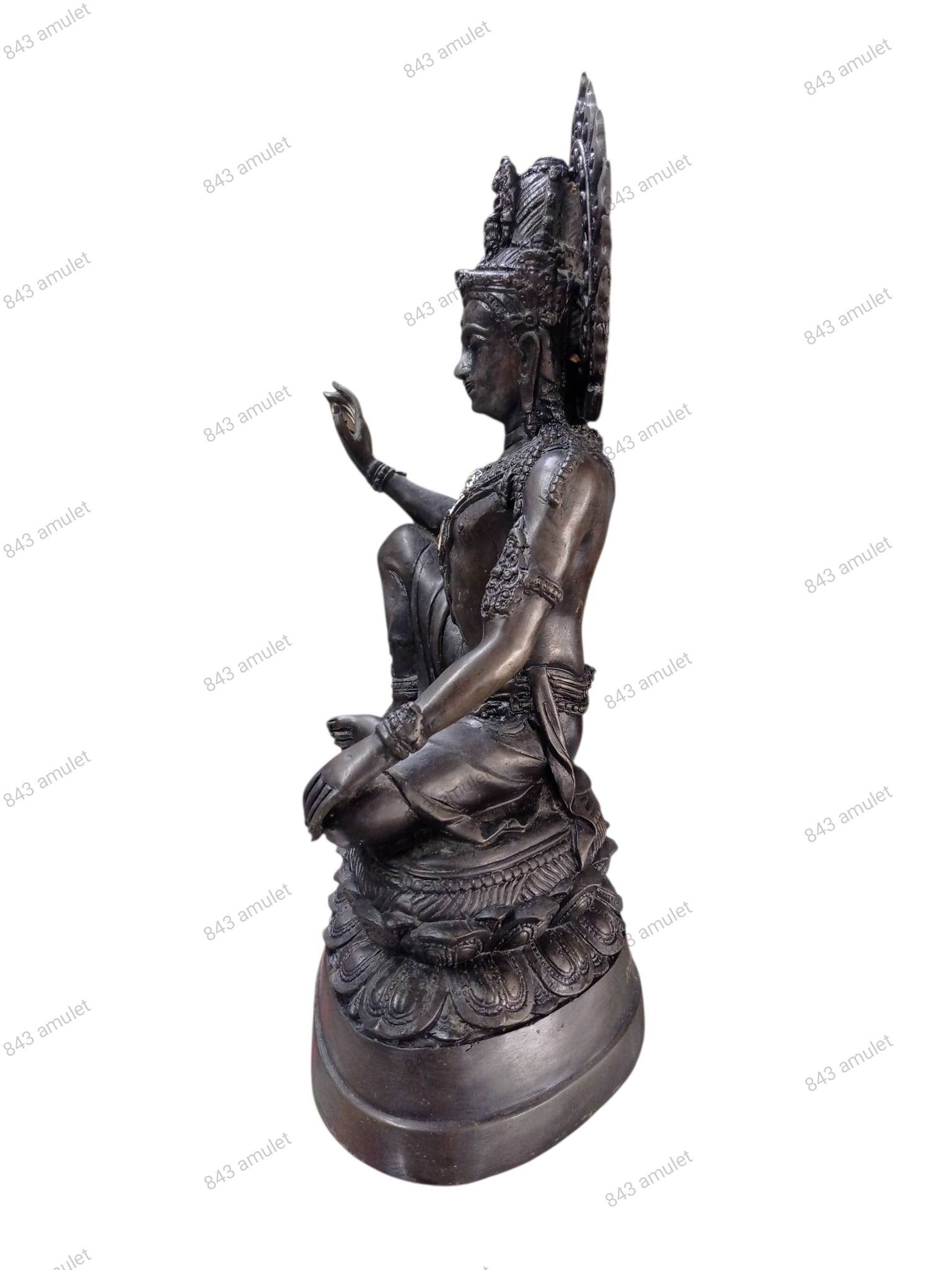 พระบูชาจตุคามรามเทพ ปี 2550 พระใบฏีกาปราณพ ฐิตคนฺโธ (หลวงหนุ่ย) เทวสถานวัดคอหงษ์ เจ้าพิธีกรรม - Image 3