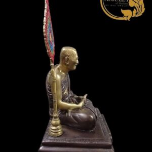 Alternative view of พระบูชาหน้าตัก 5 นิ้ว ปี 2567 หลวงปู่ศิลา สิริจันโท วัดพระธาตุหมื่นหิน  จังหวัดกาฬสินธ์ุ