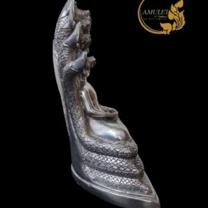 Alternative view of พระบูชาหลวงพ่อนาค ปี 2555 เนื้อเงินยวง วัดโพธิ์ชัยศรี จังหวัดอุดรธานี