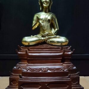 Alternative view of พระบูชา พระอุปคุตบัวเข็ม หลวงพ่อประมัย เตชธมฺโม วัดป่าอนุสรณ์ จังหวัดกาฬสินธุ์