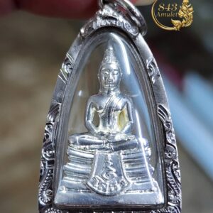 รูปหล่อหลวงพ่อโสธร รุ่น 80 ปี กรมตำรวจ เนื้อเงิน พร้อมกรอบเงินแท้