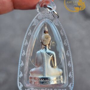 Alternative view of รูปหล่อพระเจ้ายอดคำทิพย์ เนื้อเงิน ปี 2561 หลวงพ่อเจริญ วัดโนนสว่าง อุดรธานี