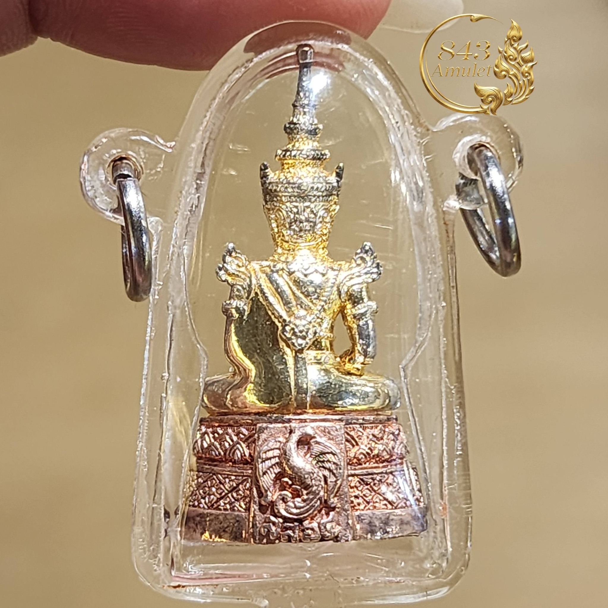 พระแก้วมรกต รุ่น กรมสรรพสามิต ปี 2539 วัดศรีรัตนศาสดาราม (วัดพระแก้ว) กรุงเทพมหานคร - Image 3