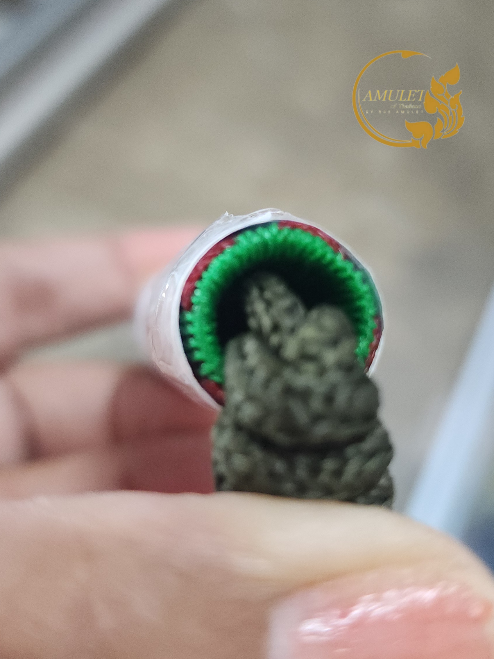 ตะกรุดทองแดง ปี 2542 พร้อมถัก หลวงพ่อเจริญ ฐานยุตโต วัดโนนสว่าง จังหวัดอุดรธานี - Image 2